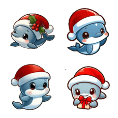 Christmas - Cute Dolphin