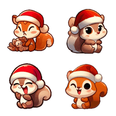 Christmas - Cute Squirrel