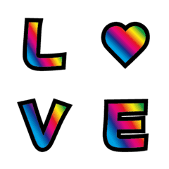 Rainbow letters-ABC