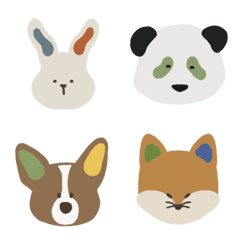 cute colorful animals