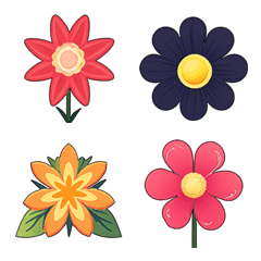Blossom Bliss Emoji Set