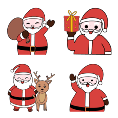 Emoji Santa Claus