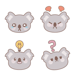 Cute koala emoji.