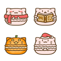 Berry Meowcaron Emoji (Autumn&Winter)