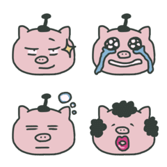 Komadono of the pig Emoji