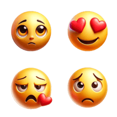 Real touch Smilely and Emotions Emoji