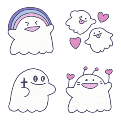 The kawaii ghost and terrible ghost