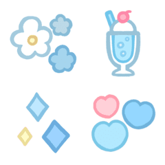 light blue ama emoji