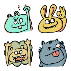 Useful cute animal emoji