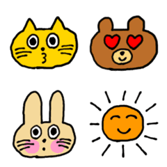 cat and bear and rabbit 4