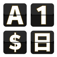 Flip Board: Alphabet, Numbers & Symbols