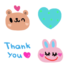 (Various emoji 377adult cute simple)