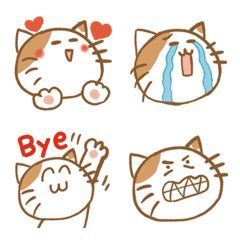 emoji of round cat