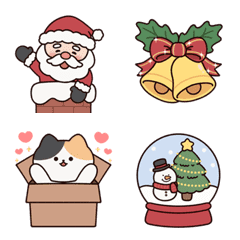 Cute Christmas & HNY Emoji Animation