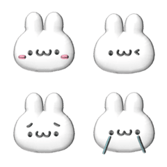 3D白兔子