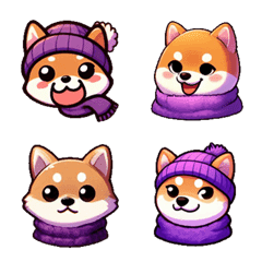 Winter - Cute Shiba Inu