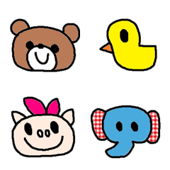 (Various emoji 381adult cute simple)