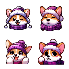 Winter - Cute Corgi