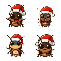 Christmas - Cute Cockroach