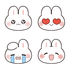 Expressive face rabbit Emoji