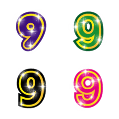Number emoji Dookdik 09