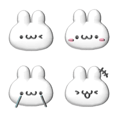 Mochi wh rabbit 3d
