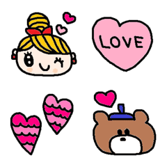 (Various emoji 386adult cute simple)