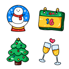 Christmas festival emoji