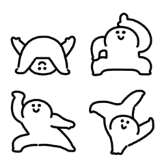Smiling dancing anime emoji 3