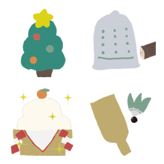 Greeting emoji for winter-S