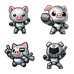 Robot - Cute Piglet