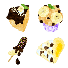 Banana & Chocolate Sweets Emoji