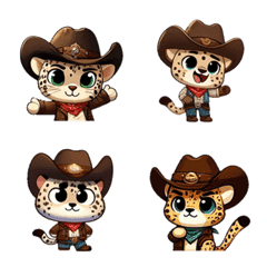 Cowboy - Cute Leopard