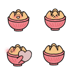 shy  sponge cake  Emoji