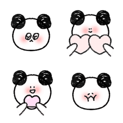 shy panda Bear Emoji