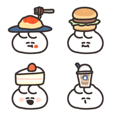 Emoji of rabbit and rice 2