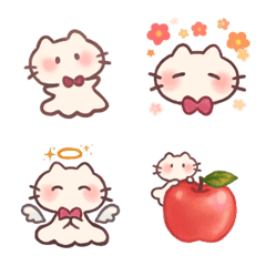 Slime-like cat emoji