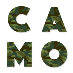 camouflage alphabet emoji 6