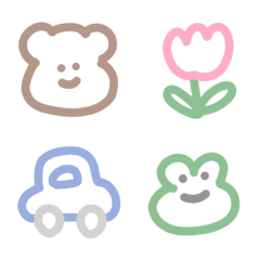 Handwritten cute emojis 22