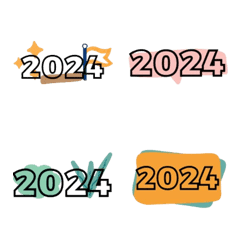 2024 New Year Stickers [v1]