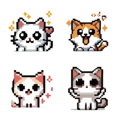 cute cats Primitive lattice Pixel1