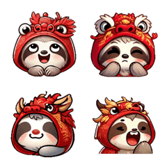 Year of the Dragon - Cute Sloth