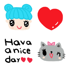 (Various emoji 503adult cute simple)