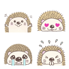 Hedgehog emotion emoji