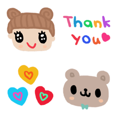(Various emoji 507adult cute simple)