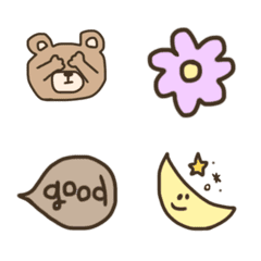 bear & everyday emoji