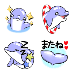 Cute and naughty Dolphin Emoji6