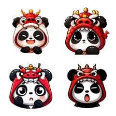 Year of the Dragon - Cute Panda