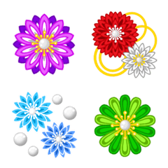Japanese Fabric Flower_Animated Emoji