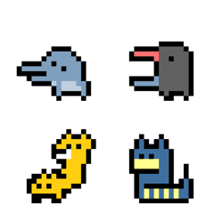 Pixel Doodle Monsters